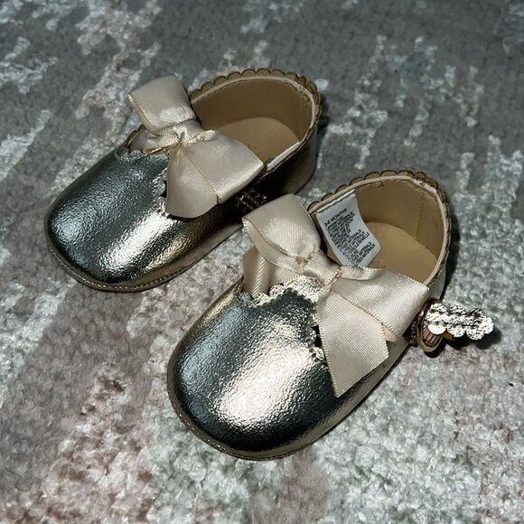 NWT JANIE & JACK BABY SHOES 3/6M - Picture 7 of 11